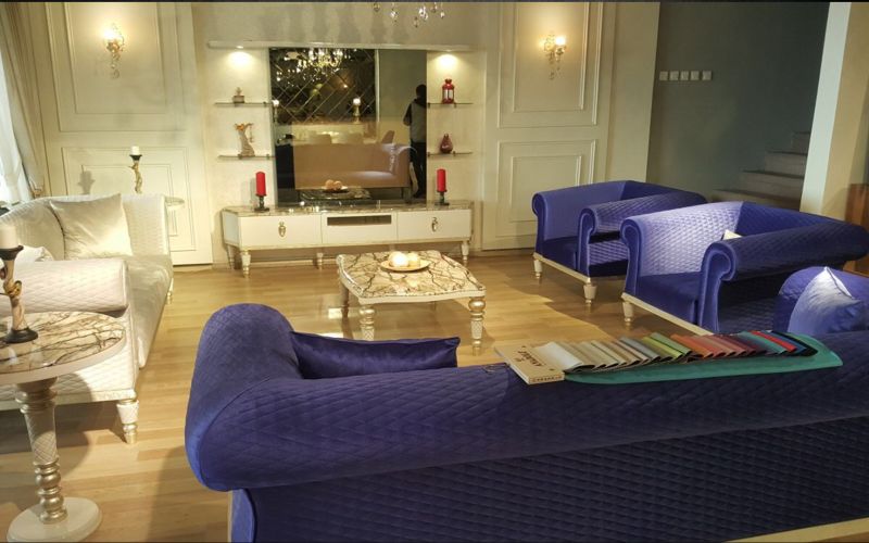 Art Deco Oturma Odası Art Deco Oturma Odası